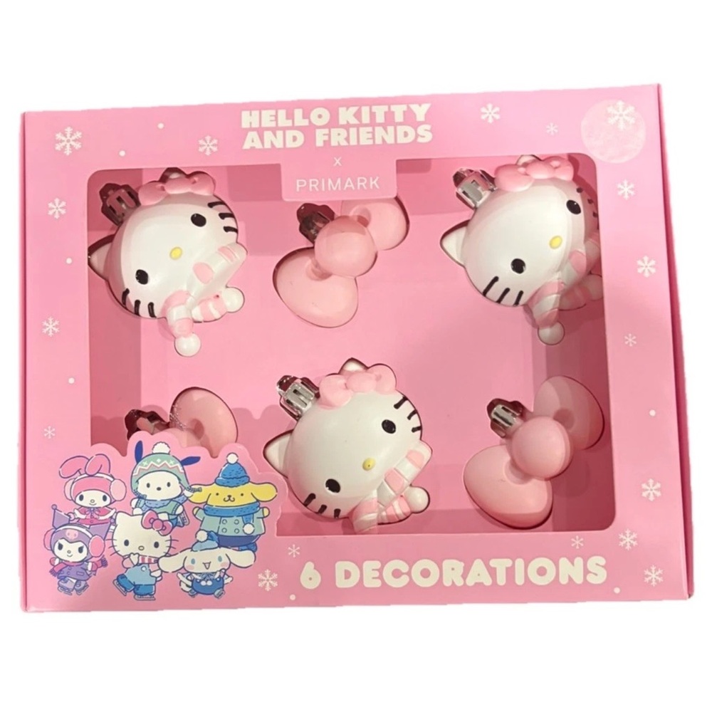 Primark Hello Kitty Pink Ornaments